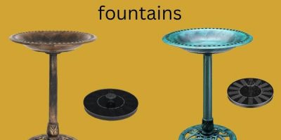 best solar bird bath fountains