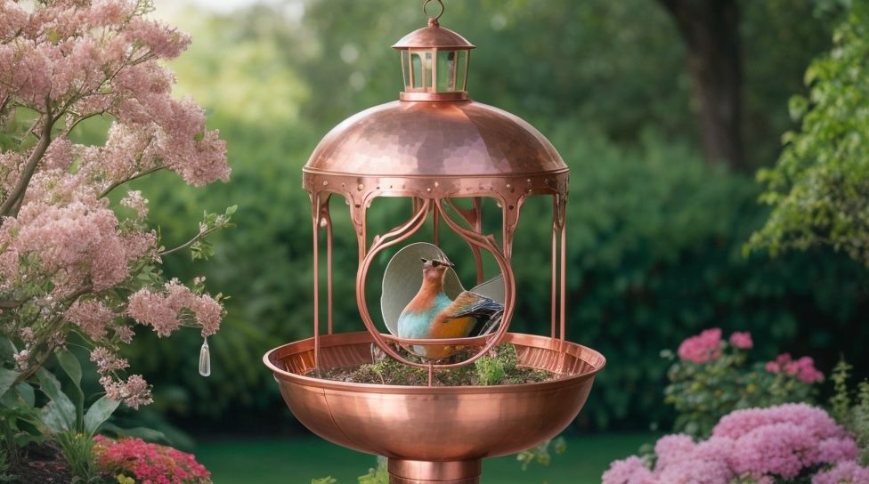 Attract Birds with a Rustic Copper Bird Feeder - Enhance Your Garden Now